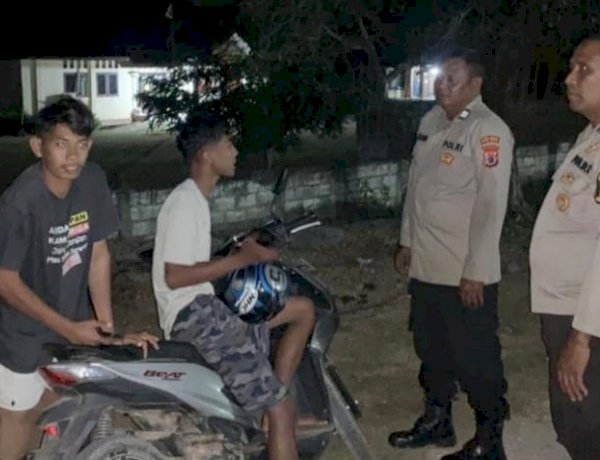 Patroli Malam Polsek Rote Tengah, Langkah Efektif Tekan Potensi Tindak Pidana