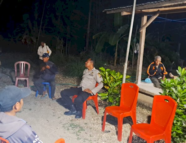 Polsek Rote Barat Daya Lakukan Patroli Malam, Monitoring Aktifitas Masyarakat dan Cegah Tindak Pidana
