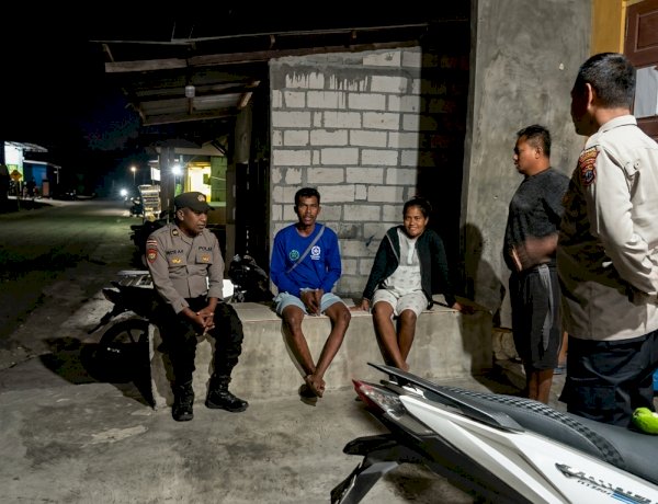 Polsek Rote Barat Daya Tingkatkan Patroli Malam, Cegah Potensi Gangguan Keamanan dan Jamin Kenyamanan Masyarakat Dimalam Hari