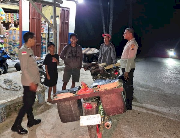 Polsek Rote Tengah Gelar Patroli Malam Cegah 3C dan Jaga Kerjasama Dengan Masyarakat