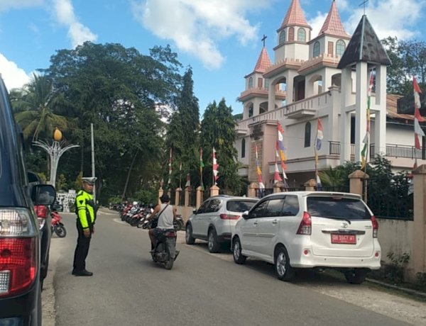 Wujudkan Rasa Aman Saat Beribadah, Satuan Lalu Lintas Polres Rote Ndao Intensifkan Kegiatan Kepolisian