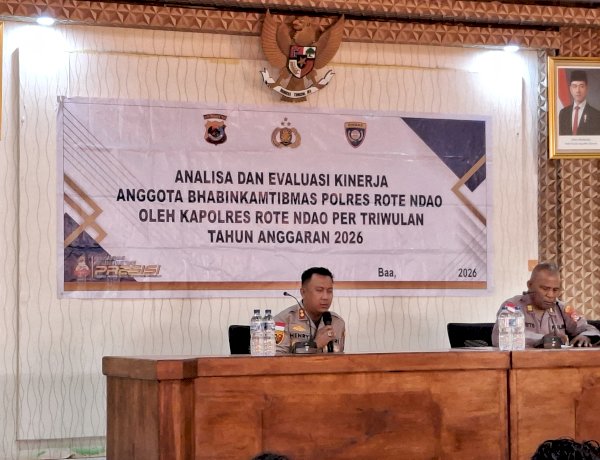 Kapolres Pimpin Anev Bhabinkamtibmas, Tekankan Tugas dan Peran Bhabinkamtibmas Diwilayah Binaan