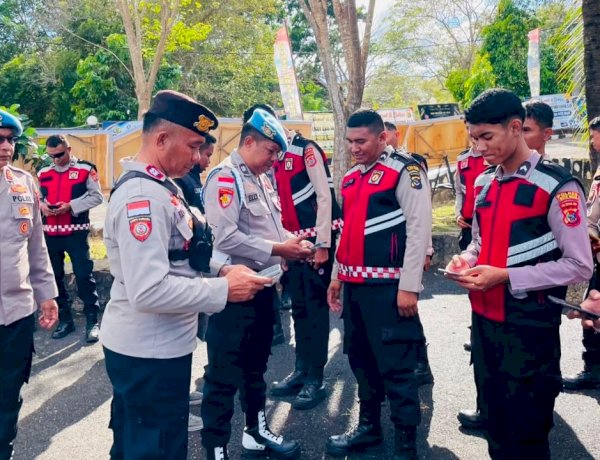 Tindak Lanjut Arahan Kapolres Rote Ndao, Propam  Lakukan Sidak Hanphone Personel