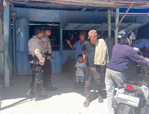 Melalui Patroli Dialogis, Polsek Rote Barat Laut Ajak Masyarakat Jaga Kamtibmas