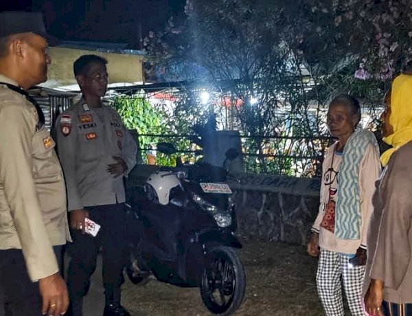 KRYD Polsek Rote Barat Daya Malam Hari, Antisipasi Potensi Gangguan Keamanan