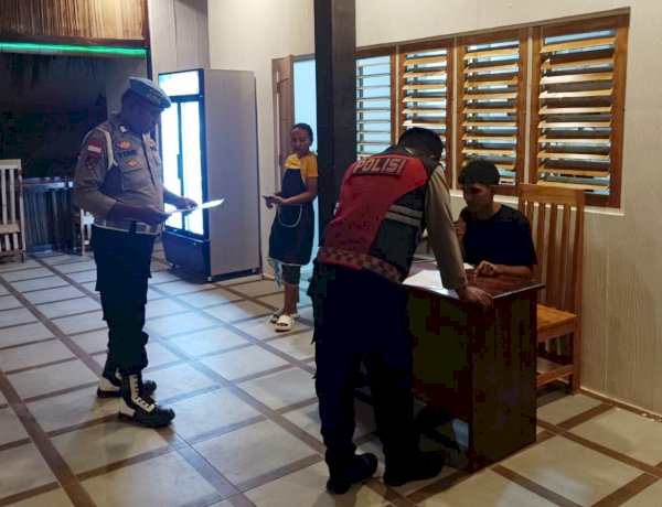 Kapolsek Rote Barat : Kami Terus Tingkatkan Patroli Malam  Jaga Kamtibmas Tetap Kondusif