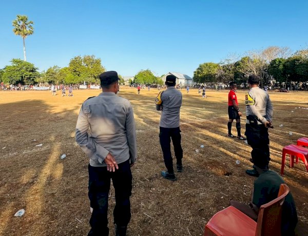 Kapolsek Rote Barat  : Pertandingan Sepak Bola Mini Oenale Cup IV Berjalan Lancar