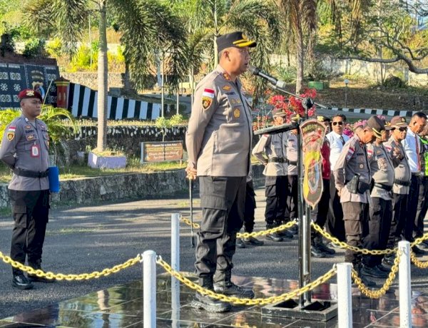 Apel Jam Pimpinan, Kapolres Tekankan Pelaksanaan Tugas Maksimal dan Hindari Pelanggaran