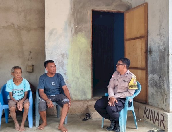 Kapolsek Rote Barat : Melalui Bhabinkamtibmas, Kami Terus Ajak Warga Jaga Keamanan Lingkungan