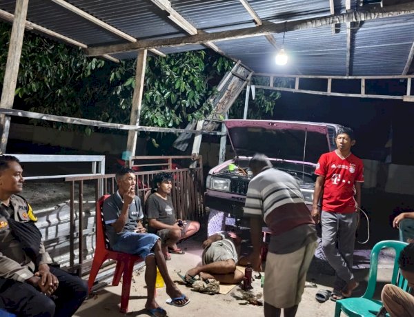 Hadir Ditengah Warga Binaan, Bhabinkamtibmas Polsek Rote Barat Daya  Ajak Warga Jaga Kamtibmas