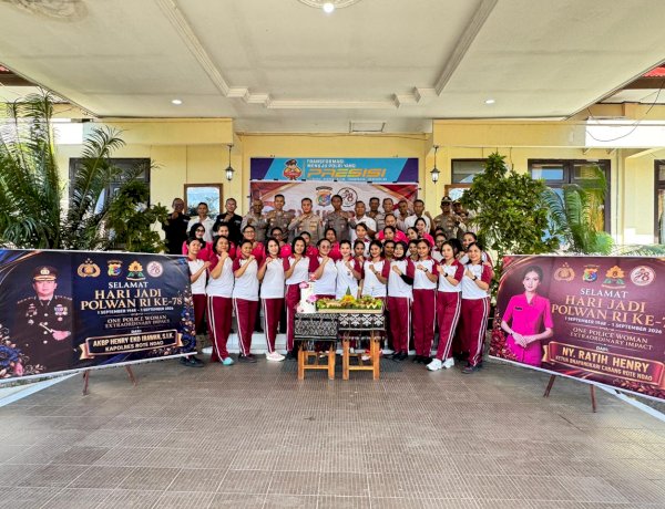 HUT Polwan ke-78, Polres Rote Ndao Gelar Syukuran