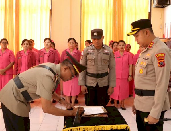 Serah Terima Jabatan, Kapolres : Laksanakan Tugas dan Tanggung Jawab Secara Profesional