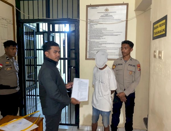 Tersangka Kasus Percobaan Pembunuhan Diamankan di Rutan Mapolres Rote Ndao