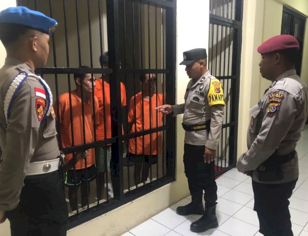 Pengecekan Ruang Tahanan Dini Hari, Cegah Hal yang Tidak Diinginkan