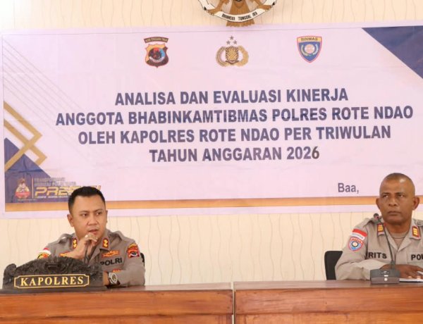 Anev Bhabinkamtibmas, Kapolres : Bekerjalah Dengan Ikhlas, Hadirlah di Tengah Masyarakat