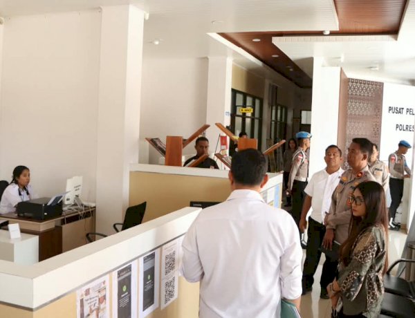 Terima Kunjungan Ombudsman RI, Polres Rote Ndao Komitmen Tingkatkan Pelayanan Publik
