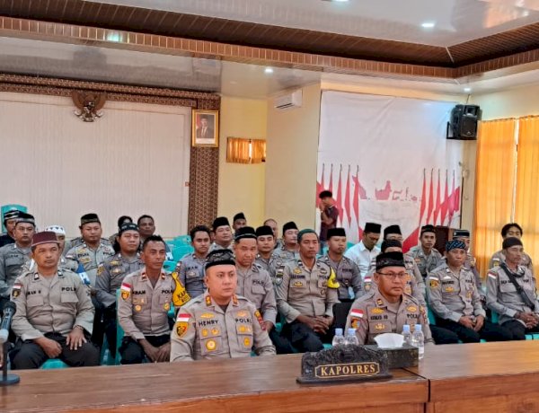 Perkuat Nilai Kebangsaan Lewat Iman, Polres Rote Ndao Ikuti Ngaji Kebangsaan Bareng Gus Baha