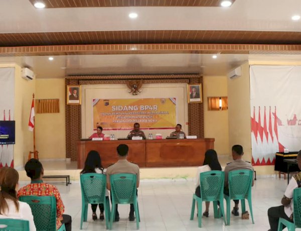 Berikan Nasehat Perkawinan, Polres Rote Ndao Gelar Sidang BP4R Bagi Personelnya