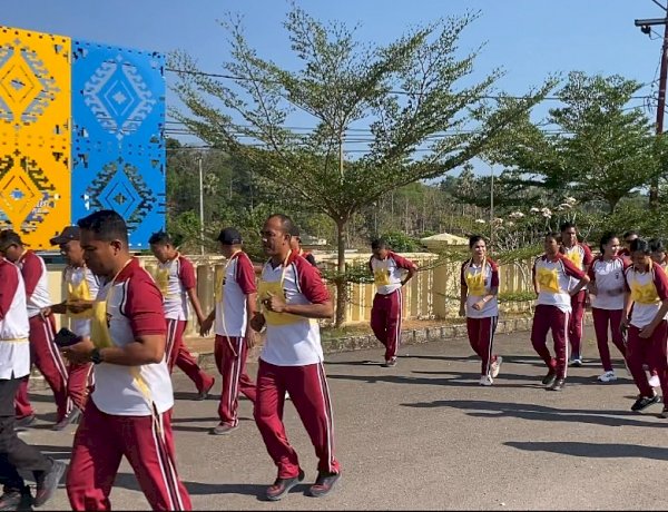 Polres Rote Ndao Gelar Kesamaptaan Jasmani Guna Jaga Kebugaran Personelnya