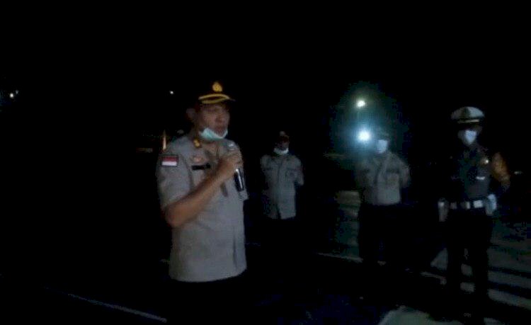 Apel Malam, Kapolres Pimpin Langsung Patroli Malam Cegah Berkumpulnya Masyarakat