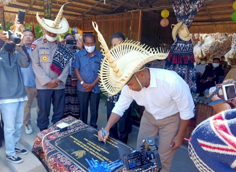 Wakapolda NTT Dampingi Gubernur, Resmikan Cottage dan Resto Mulut Seribu