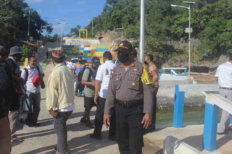 Launching New Normal Life Oleh Gubernur NTT, Polres Rote Ndao Terjunkan Puluhan Personel Untuk Amankan