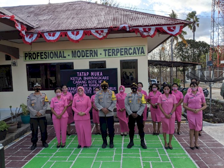 Mengakhiri Kunjungan Kerjanya, Kapolres Rote Ndao Dan Rombongan Menyambangi Polsek Rote Barat