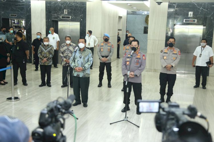 Silaturahmi Ke Mahkamah Agung, Kapolri Bahas Tilang Elektronik