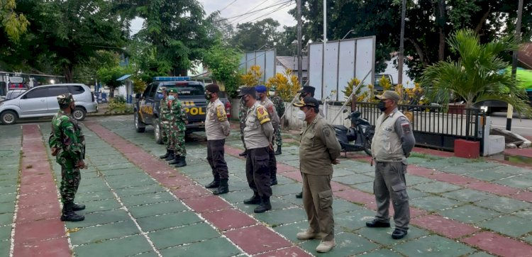 Tingkatkan Keamanan Ibadah Gereja, Polres Rote Ndao Bersama TNI dan Sat Pol PP Gelar Patroli