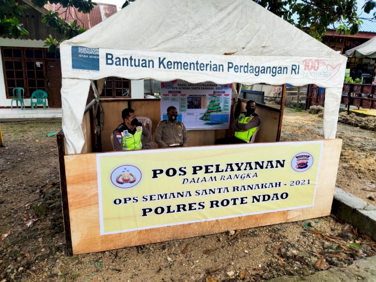 Gelar Operasi Semanta Santa, Pos Pelayanan Mulai Beroperasi