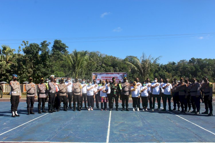 Apel Bhabinkamtibmas dan Penyintas, Kapolda NTT : Bersatu-Padu Untuk Melawan Covid-19