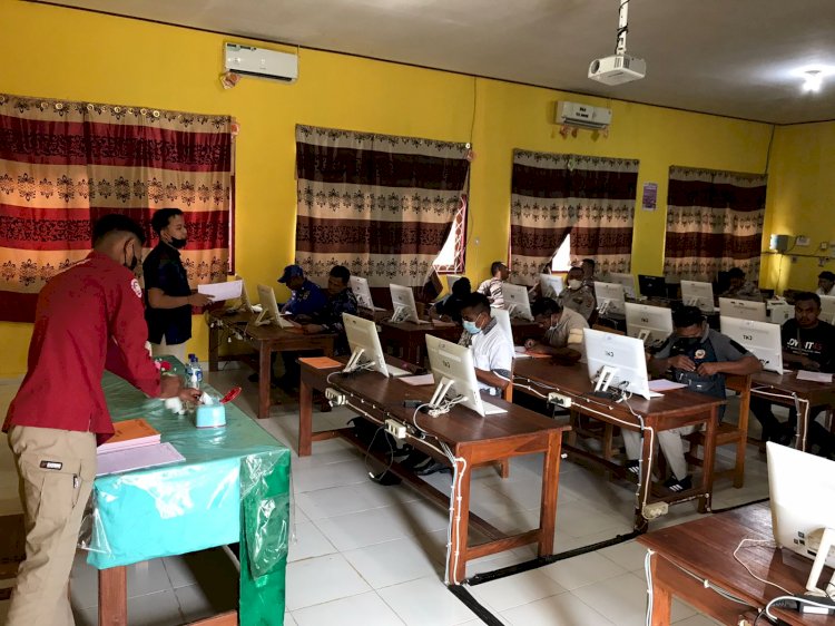 Syarat Memegang Senpi Dinas, Personel Polres Rote Ndao Ikuti Tes Psokologi