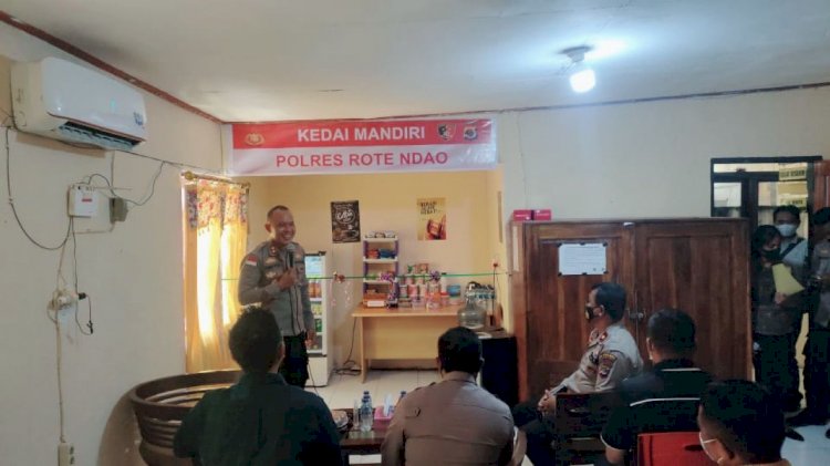 Ambil Sendiri, Bayar dan Seduh Sendiri, Polres Rote Ndao Hadirkan Kedai Mandiri