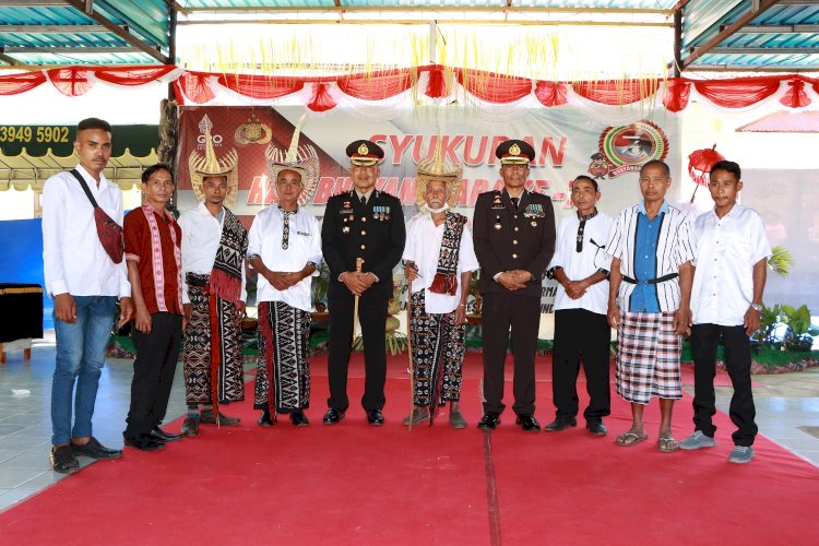 Dukung Cipta Kamtibmas, Warga Desa Oelaba Hibahkan Tanah ke Polres Rote Ndao