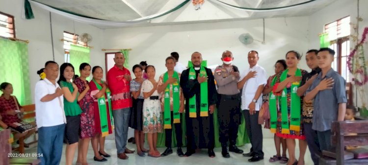 Cegah Gangguan Kamtibmas, Kasat Samapta Usai Ibadah di Gereja Langsung Berikan Imbauan