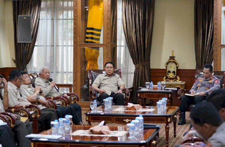 Kapolri Apresiasi Dukungan Moril dan Kepercayaan Purnawirawan Jenderal ke Para Juniornya