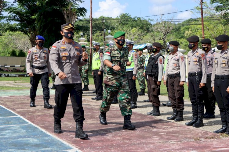 Siaga Tanggap Bencana, Polres Rote Ndao Gelar Apel Gabungan dengan Stake Holder Terkait