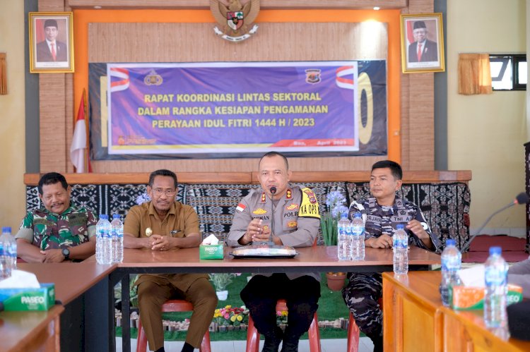 Bersama TNI - Polri, Bangun Sinergitas Jaga Kamtibmas di Pulau Terselatan NKRI