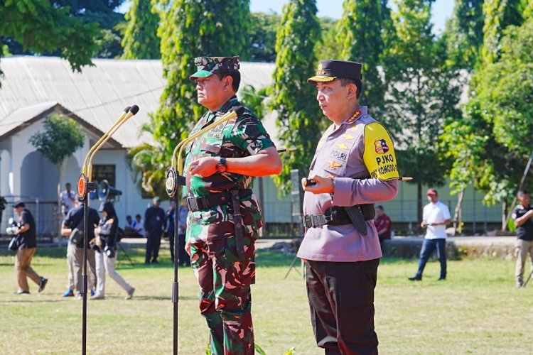 Apel Gelar Pasukan, Kapolri dan Panglima Tegaskan TNI-Polri Bersinergi dan Solid Amankan KTT ASEAN