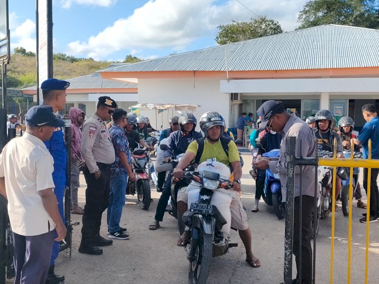 Cegah TPPO Melalui Pelabuhan, Polsek Pantai Baru Perketat Keluar Masuk Penumpang