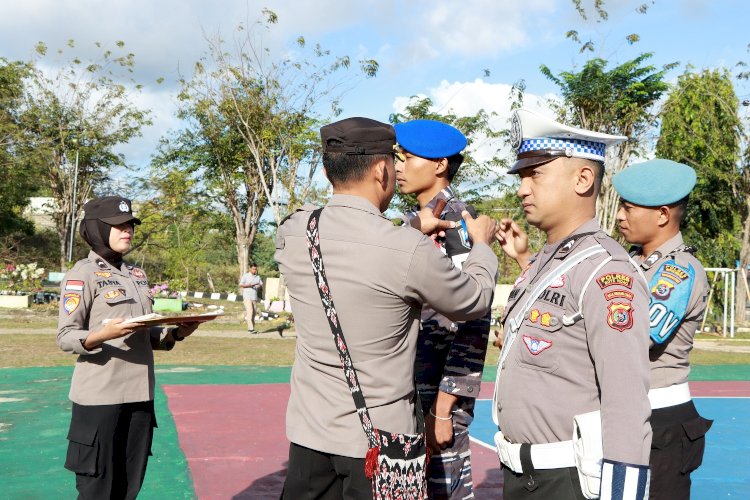 Kapolres Rote Ndao Pimpin Apel Gelar Pasukan Operasi Patuh Turangga 2023