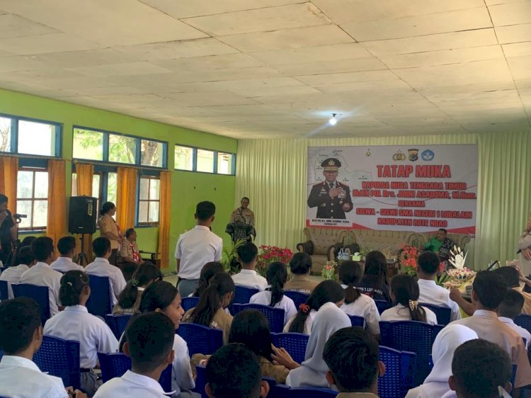 Safari Kamtibmas ke Pelajar, Kapolda NTT Sambangi SMA Negeri 1 Lobalain