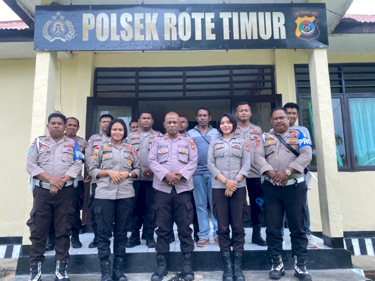 Monitoring dan Waskat, Siwas Polres Rote Ndao Laksanakan Supervisi ke Polsek Jajaran