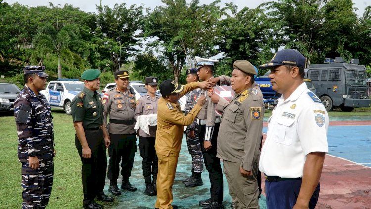 Tanda Dimulainya Operasi Ketupat 2024, Polres Rote Ndao Laksanakan Apel Gelar Pasukan Bersama Inskait