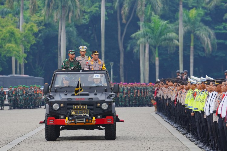 Apel Gelar Pasukan Ops Ketupat, Kapolri Ungkap Upaya-Strategi Wujudkan Mudik yang Aman dan Nyaman