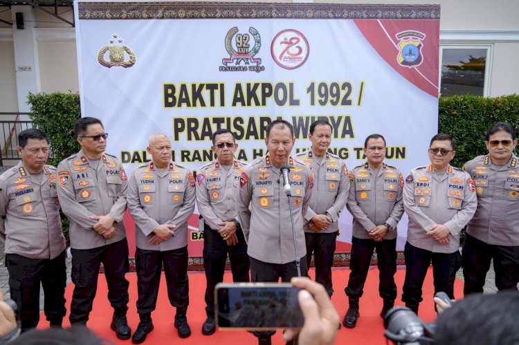 Menyongsong HUT Ke 78 Bhayangkara Akpol 1992 Pratisara Wirya Gelar Bakti Kesehatan Di Kalsel