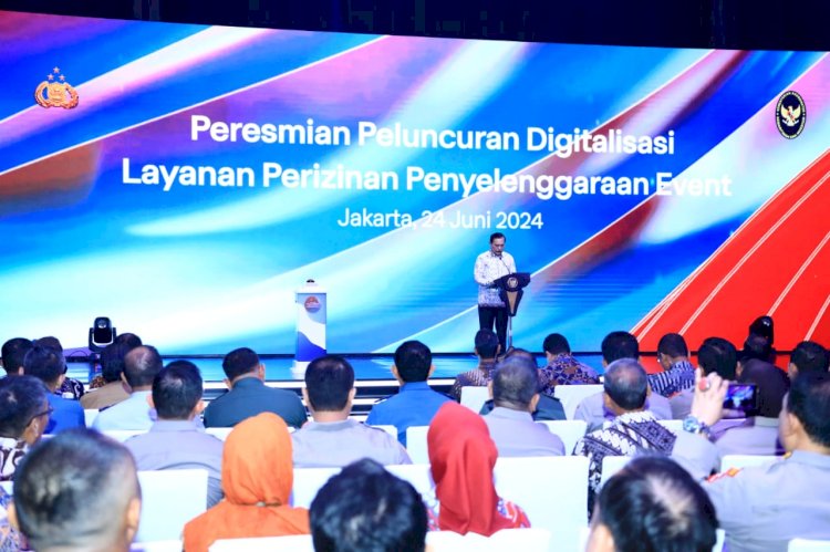 Menko Marves Apresiasi Polri Atas Peluncuran Sistem DSS Perijinan Event