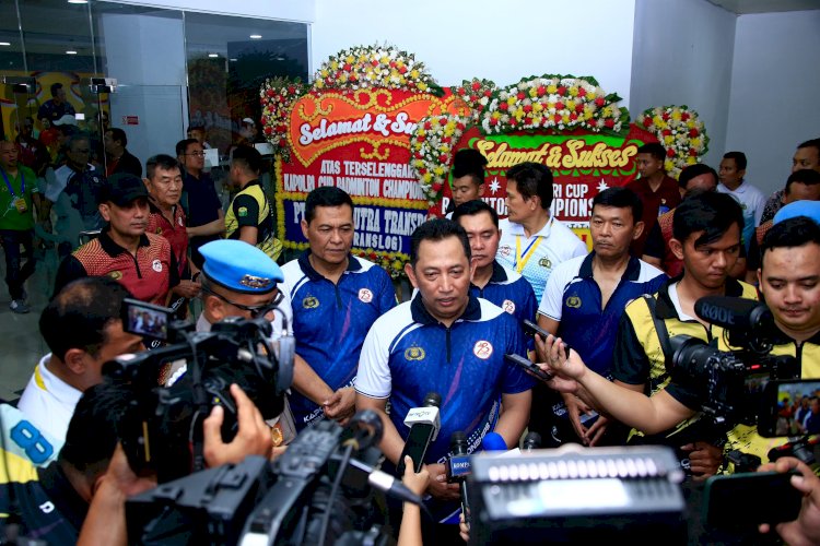Jenderal Sigit Sebut Turnament Bulutangkis Kapolri Cup Pintu Masuk Mengikuti Kejuaraan Nasional Dan Internasional