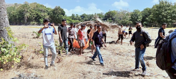 Ditemukan Meninggal,Warga Desa Oebou Diduga Jatuh Dari Pohon Lontar