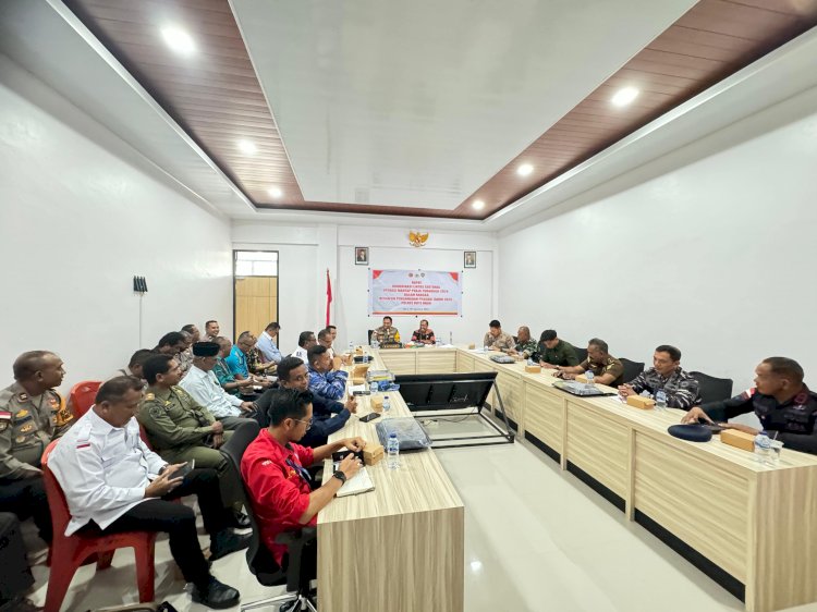 Kesiapan Pilkada Serentak 2024, Polres Rote Ndao Gelar Rapat Lintas Sektoral Bersama Stake Holder Terkait